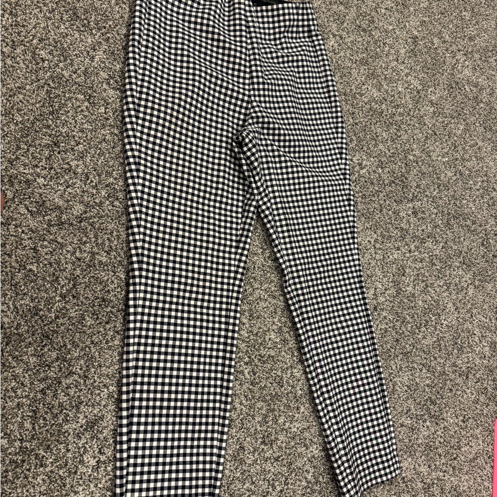 Rag & Bone black and White Gingham Pants- like new, size 8